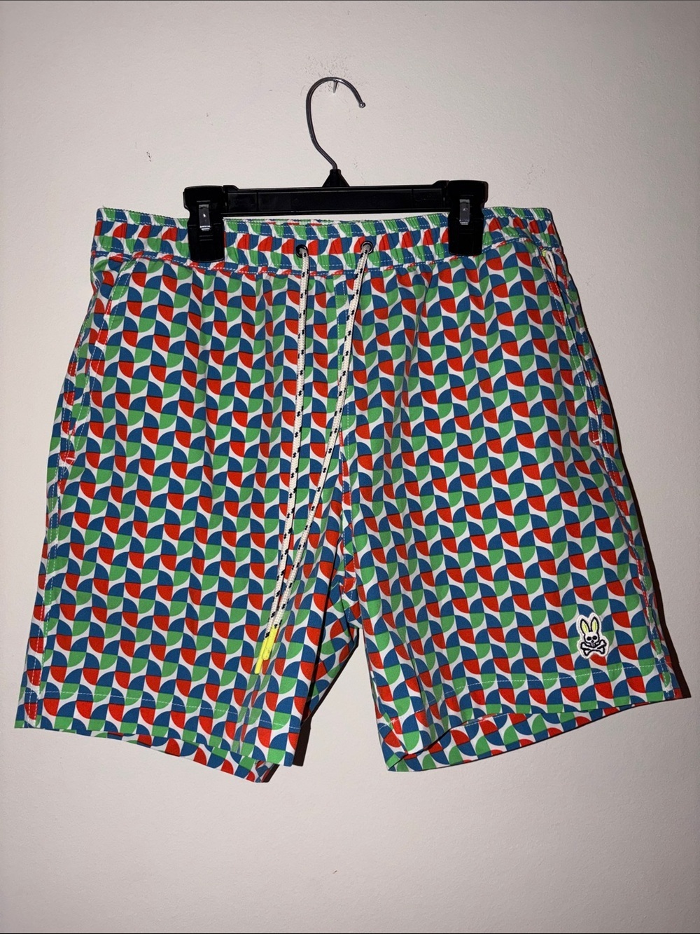 Psycho Bunny Men’s Geometric Swim Trunks — NWOT - Picture 3 of 8